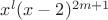 $x^l(x-2)^{2m+1}$