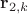 $\mathbf r_{2,k}$