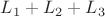 $L_1+L_2+L_3$