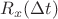 $R_x(\Delta t)$ $R_x(\Delta t)$