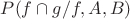 $P(f\cap g/f,A,B)$