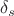 $\delta_s$