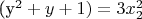 (y^2+y+1)=3x_2^2$