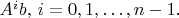 $A^ib,\,i=0,1,\ldots,n-1.$