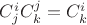 $C^i_j C^j_k = C^i_k$
