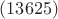 $(13625)$