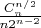 $\frac {C_n^{n/2}} {n2^{n-2}}$