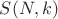 $S(N,k)$