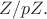 $Z/pZ.$