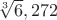$\sqrt[3]6,272$