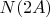 $N(2A)$