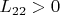 $L_{22}>0$
