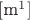 $[\text{m}^{1}]$