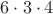 $6 \cdot 3 \cdot 4$ $6 \cdot 3 \cdot 4$