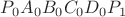 $P_0A_0B_0C_0D_0P_1$ $P_0A_0B_0C_0D_0P_1$