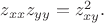 $z_{xx} z_{yy} = z_{xy}^2.$