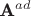 $\textbf{A}^{ad}$