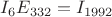 $I_6 E_{332}=I_{1992}$