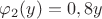 \varphi_2(y)= 0,8y