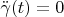 $\ddot{\gamma}(t)=0$