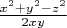 $\frac{x^2 + y^2 - z^2}{2xy}$