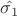 $\hat{\sigma_1}$