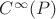 $C^\infty(P)$