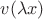 $v(\lambda x)$