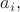 $a_i,$