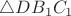 $\triangle DB_1C_1$
