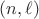 $(n,\ell)$