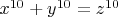 $x^{10}+y^{10}=z^{10}$