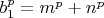 $b_1^p=m^p+n^p$