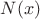 $N (x) $