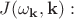 $J(\omega_{\mathbf{k}}, \mathbf{k}):$