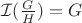 ${\cal I}(\frac{G}{H})=G$