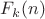 $F_k(n)$
