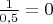$\frac 1{0{,}5}=0$