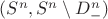 $(S^n,S^n\setminus D_-^n)$