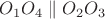 $O_1O_4 \parallel O_2O_3$