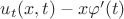 $u_t(x,t) - x\varphi'(t)$ $u_t(x,t) - x\varphi'(t)$