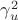 $\gamma_u^2$