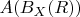 $A(B_X(R))$