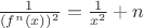 $\frac{1}{(f^n(x))^2}=\frac{1}{x^2}+n$