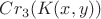 $Cr_{3}(K(x,y))$