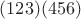$(123)(456)$