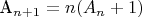 A_{n+1}=n(A_{n}+1)$