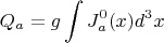 $$
Q_a=g\int J^0_a(x)d^3x
$$