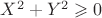 $X^2+Y^2\geqslant {0}$