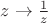 $z\to\frac{1}{z}$